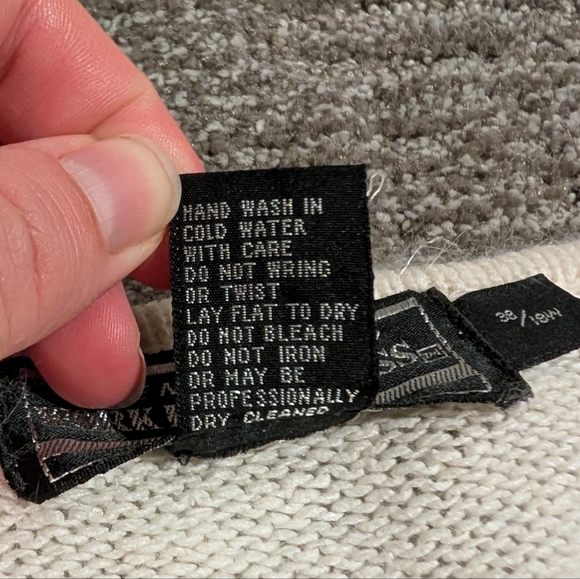 Vintage The News Letter Work in Progress Silk Angora Wool Dolman Sleeve Sweater - Picture 6 of 11